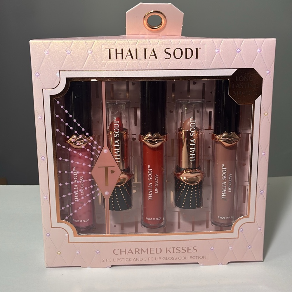 Thalia Sodi Long Lasting Shades “Charmed Kisses” Lip Collection – 5 Piece Set